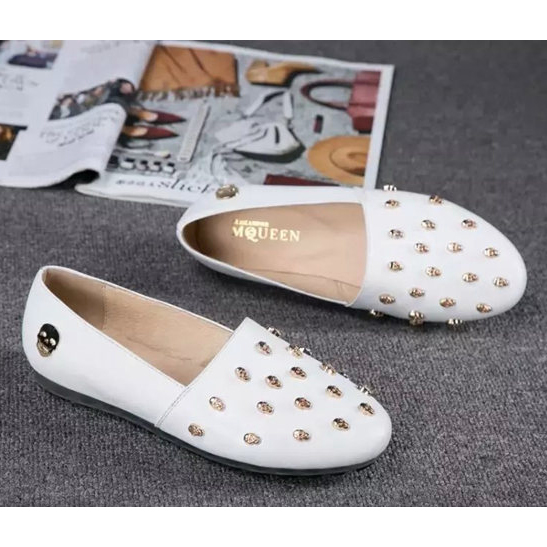 2015 Mcqueen women Rivet Casual Shoes