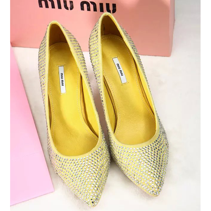 2015 Miu Miu High-heeled shoes