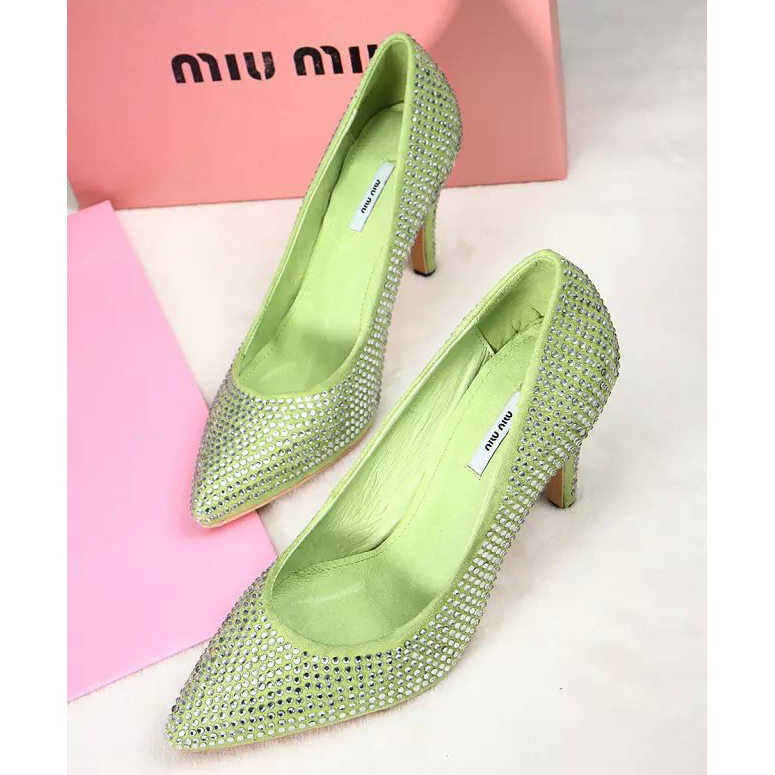 2015 Miu Miu High-heeled shoes