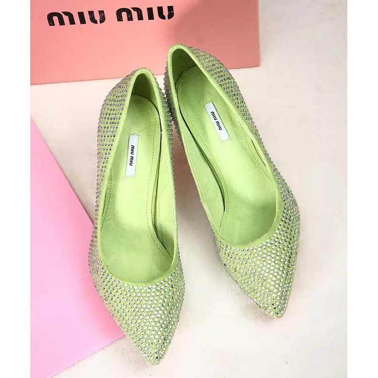 2015 Miu Miu High-heeled shoes