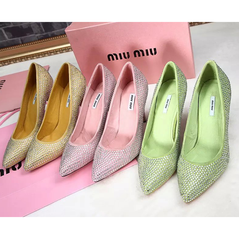 2015 Miu Miu High-heeled shoes