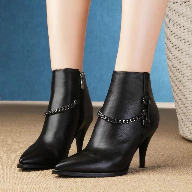 2015 Miu Miu Pointed high-heeled boots