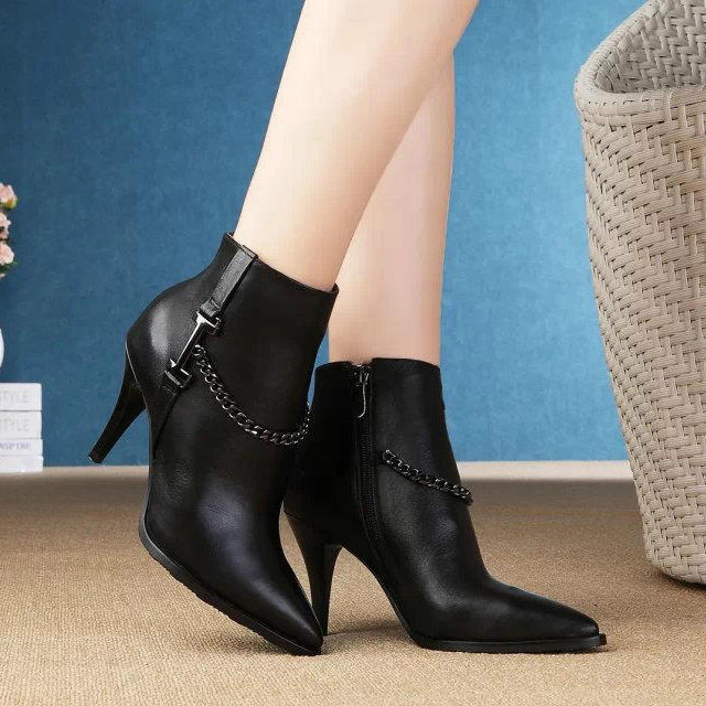 2015 Miu Miu Pointed high-heeled boots