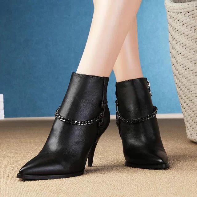 2015 Miu Miu Pointed high-heeled boots