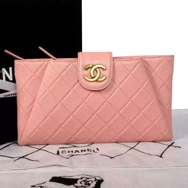 2015 New Chanel Bag Original Caviar Leather A45009 Pink