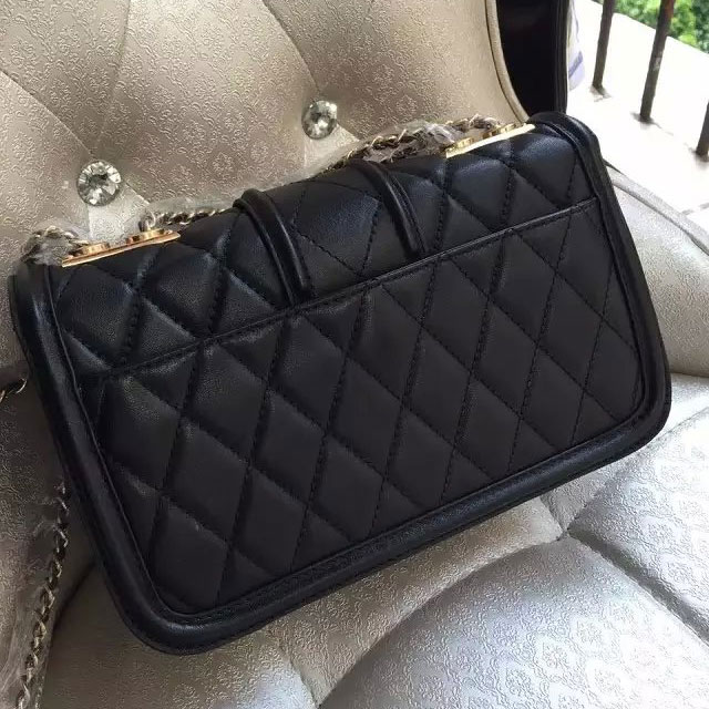 2015 New Chanel Flap Bag Original Calfskin Leather A90670 Black