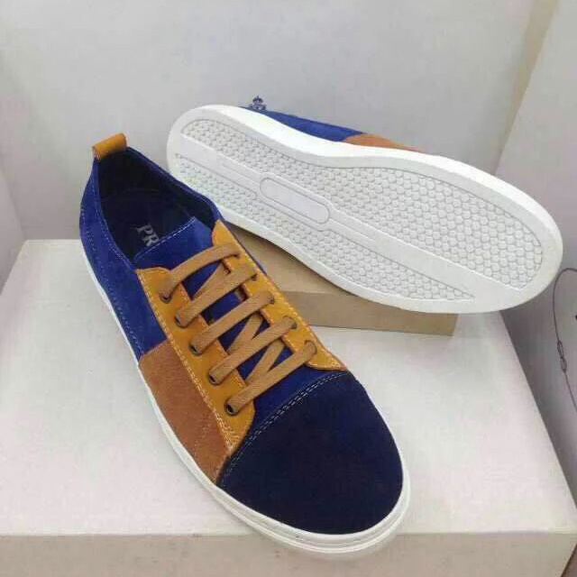 2015 Prada men Nubuck casual shoes