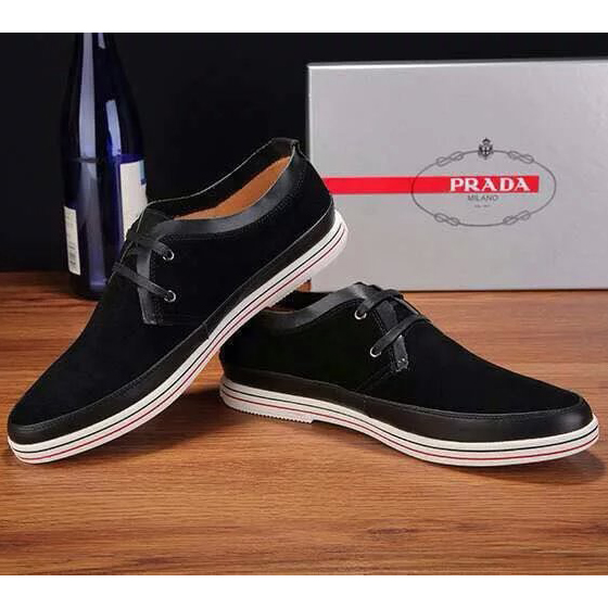 2015 Prada men Nubuck casual shoes