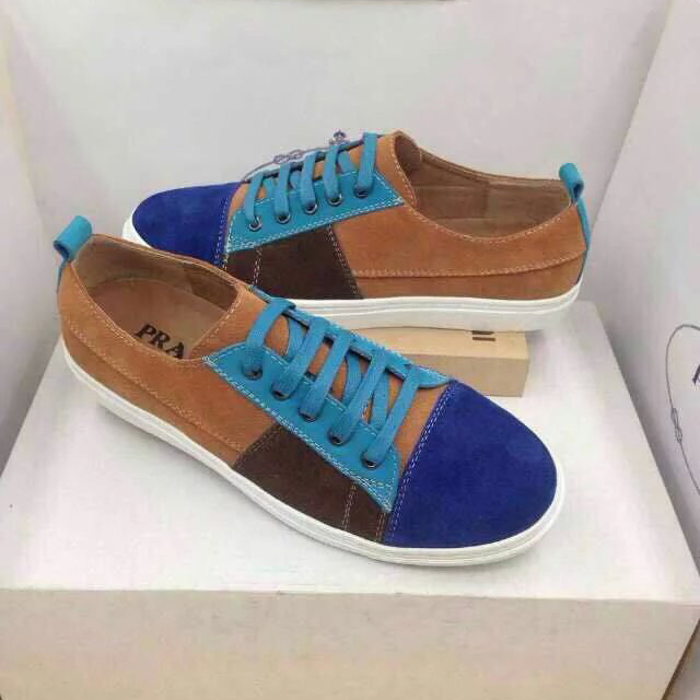 2015 Prada men Nubuck casual shoes