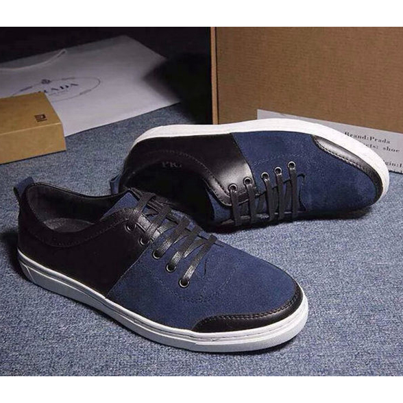 2015 Prada men Nubuck casual shoes