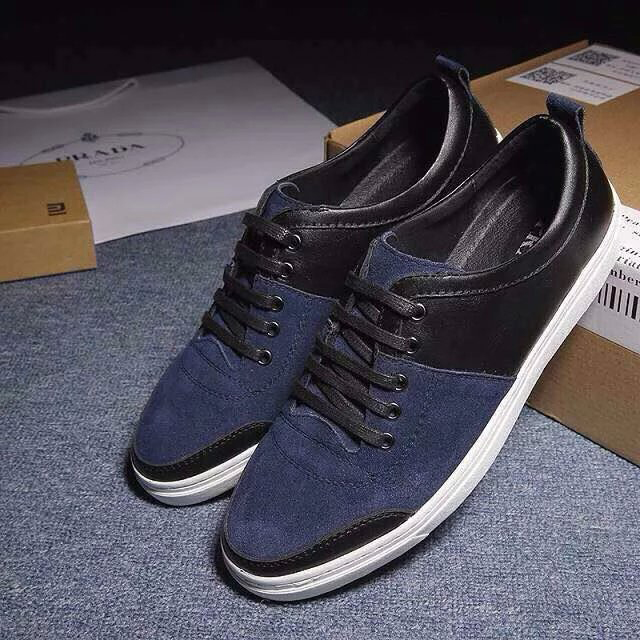 2015 Prada men Nubuck casual shoes