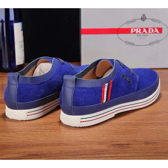 2015 Prada men Nubuck casual shoes