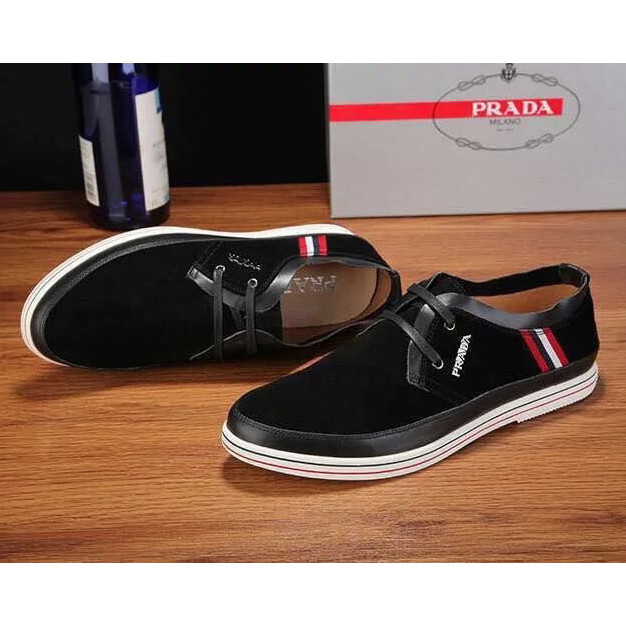 2015 Prada men Nubuck casual shoes