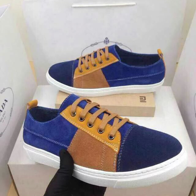 2015 Prada men Nubuck casual shoes