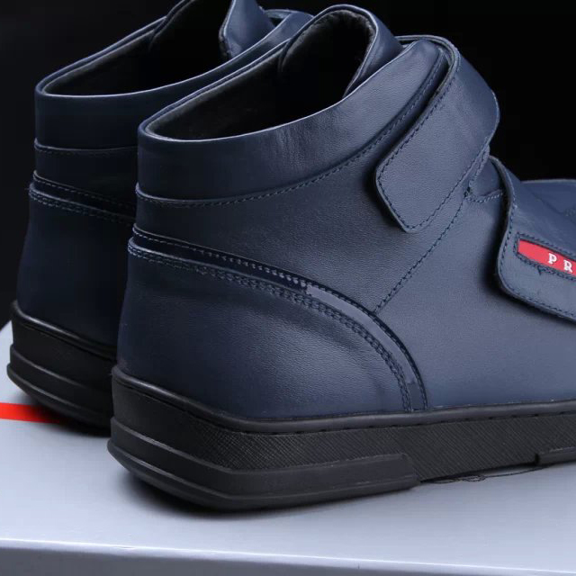 2015 Prada men Warm high-top boots