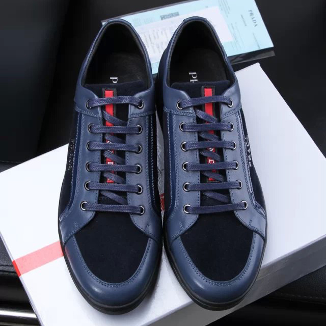 2015 Prada men nubuck casual shoes