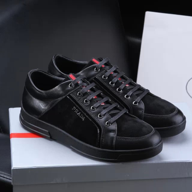 2015 Prada men nubuck casual shoes