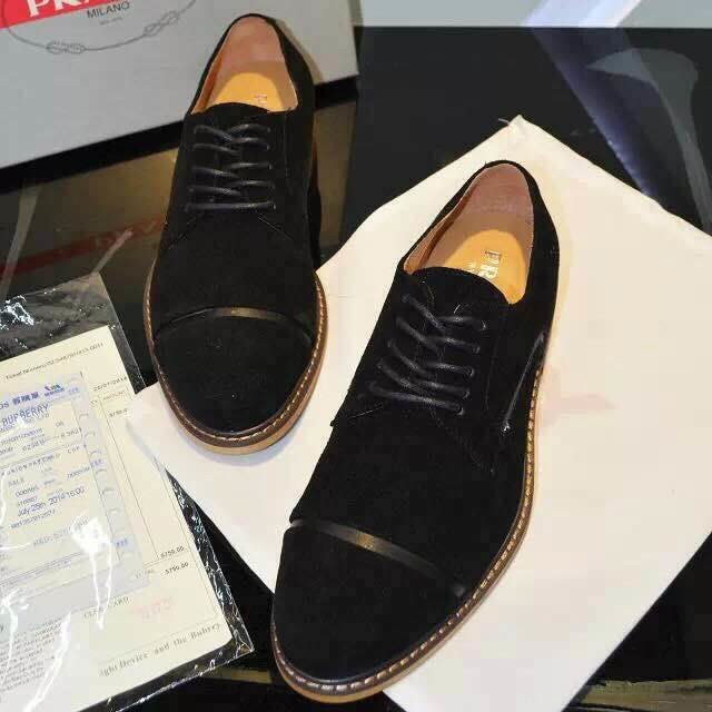 2015 Prada men nubuck casual shoes