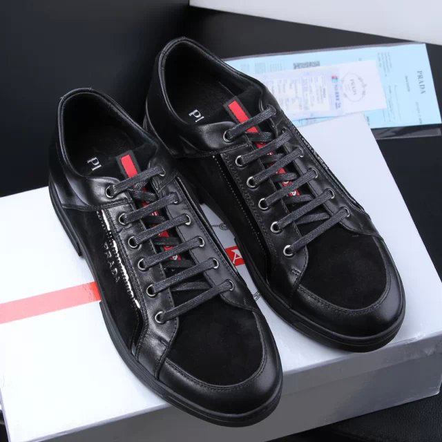 2015 Prada men nubuck casual shoes