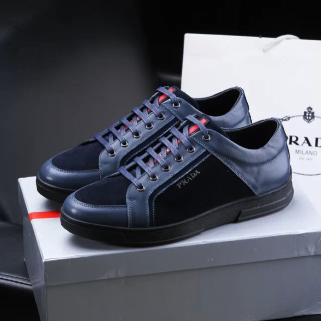 2015 Prada men nubuck casual shoes