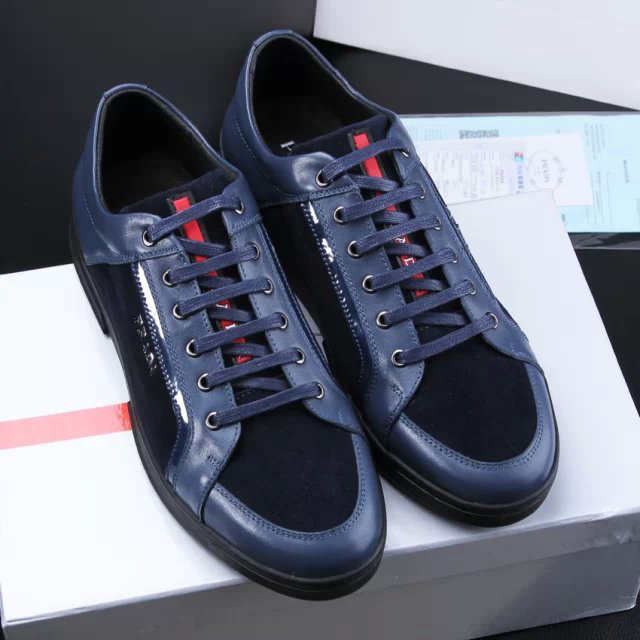 2015 Prada men nubuck casual shoes