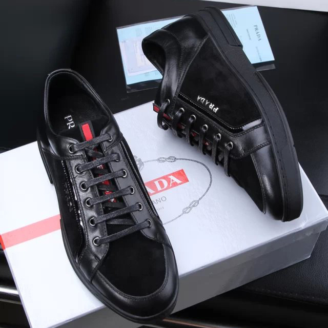 2015 Prada men nubuck casual shoes