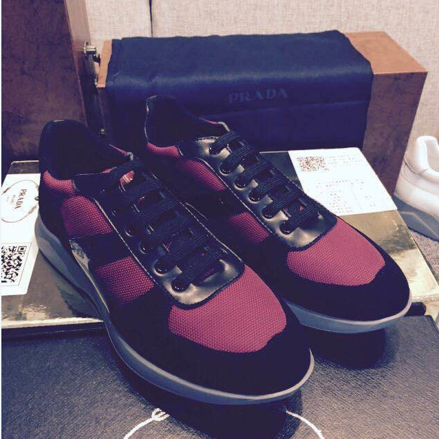 2015 Prada men sports casual shoes