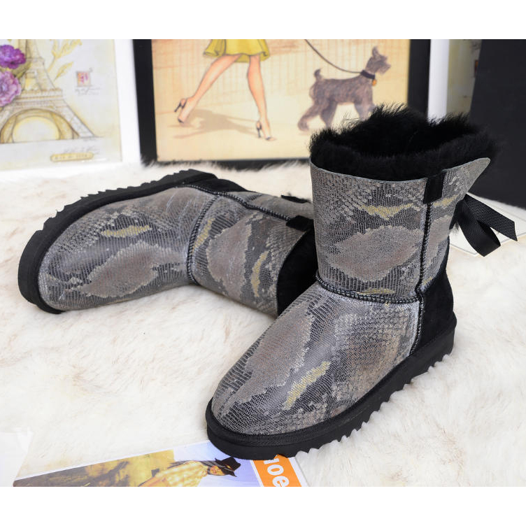 2015 UGG women Snakeskin pattern snow boots