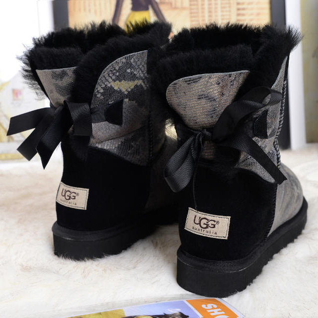 2015 UGG women Snakeskin pattern snow boots