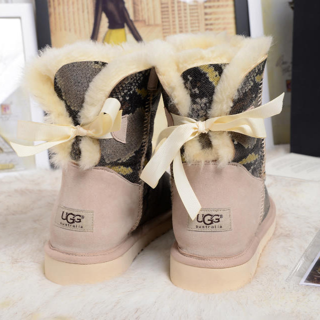 2015 UGG women Snakeskin pattern snow boots