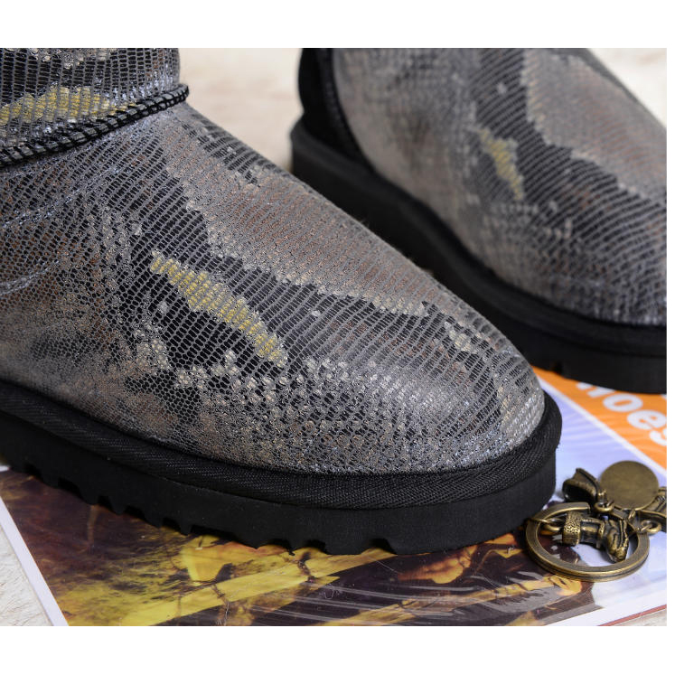 2015 UGG women Snakeskin pattern snow boots