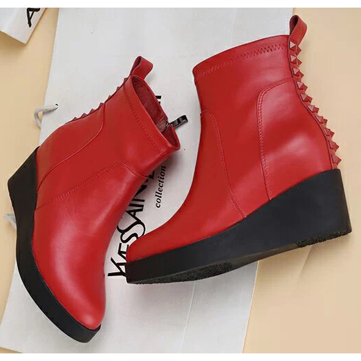 2015 Valentino women Rivet boots