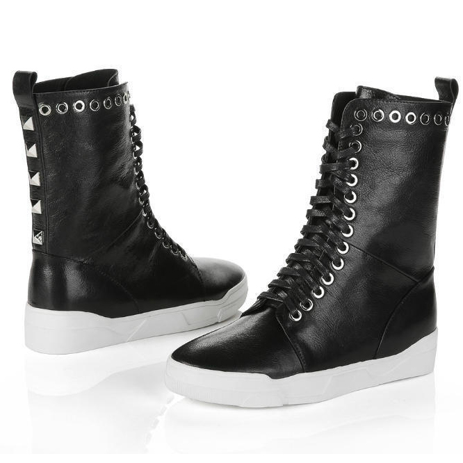 2015 Valentino women Strap rivet casual boots