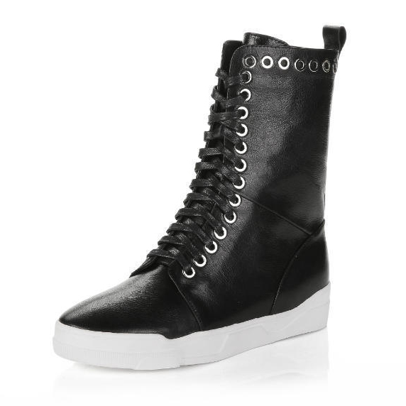 2015 Valentino women Strap rivet casual boots