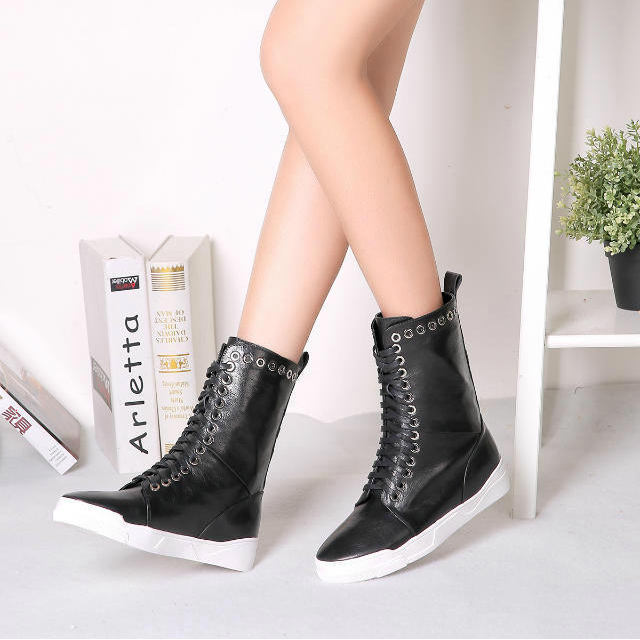 2015 Valentino women Strap rivet casual boots