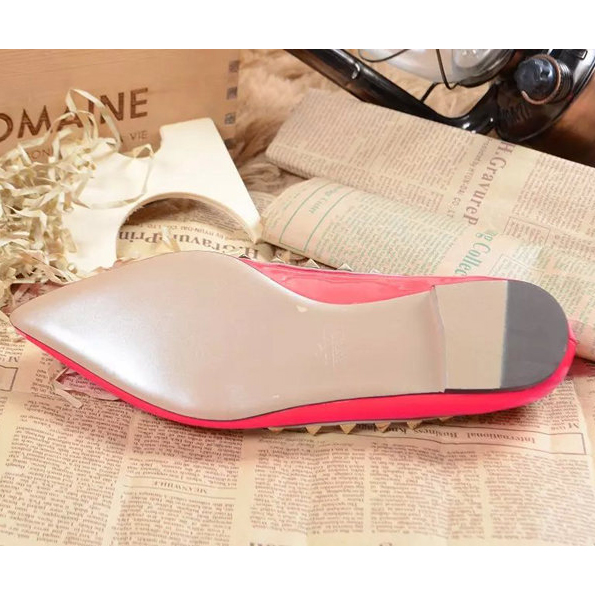 2015 Valentino women flats shoes with rivet