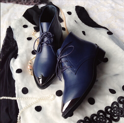 2015 Valentino women pointed straps boots