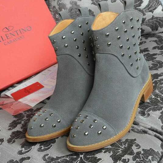 2015 Valentino women rivet boots