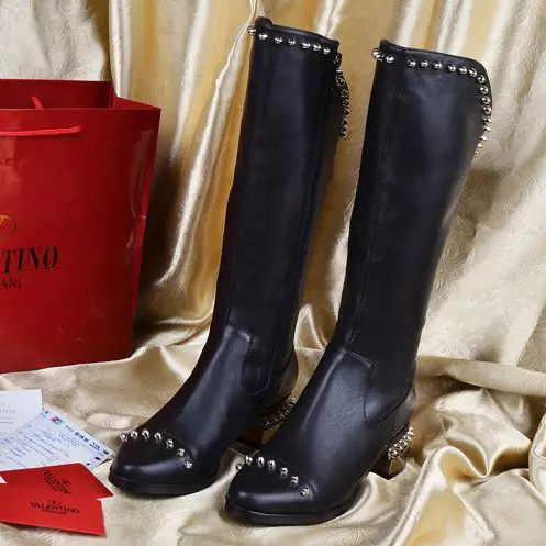 2015 Valentino women rivet boots