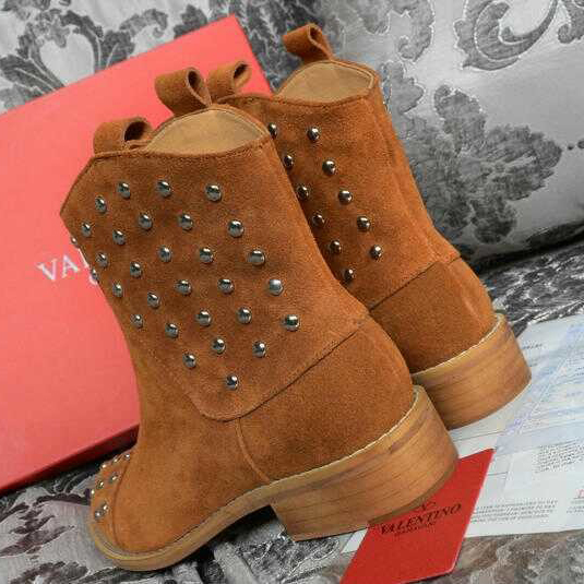 2015 Valentino women rivet boots