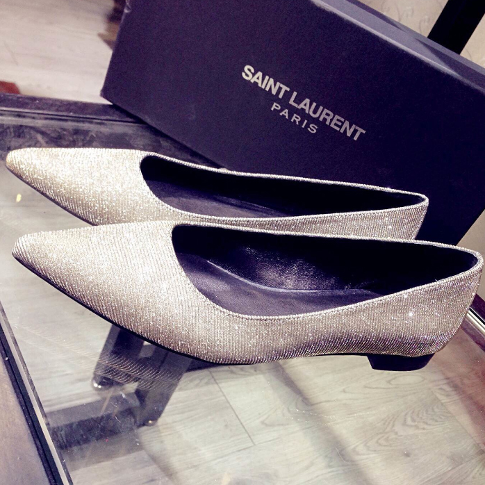 2015 Yves Saint Laurent women flats shoes