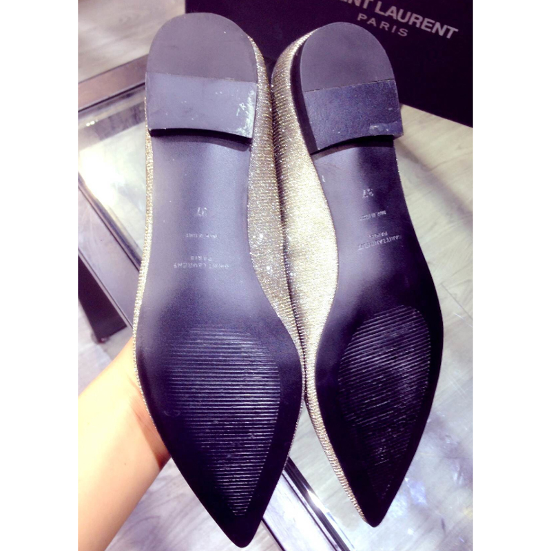 2015 Yves Saint Laurent women flats shoes