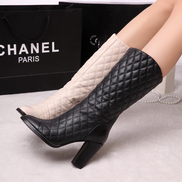 2015 chanel New Arrivals 12-inch heel Boots