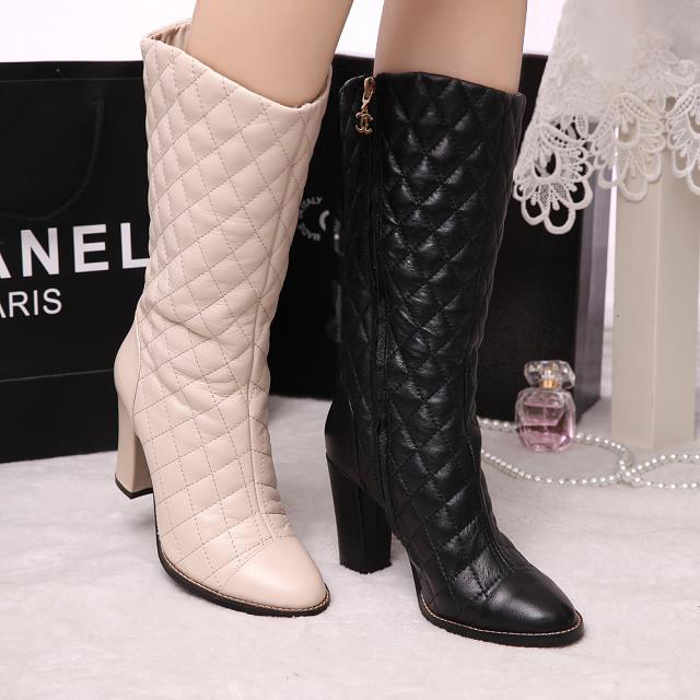 2015 chanel New Arrivals 12-inch heel Boots