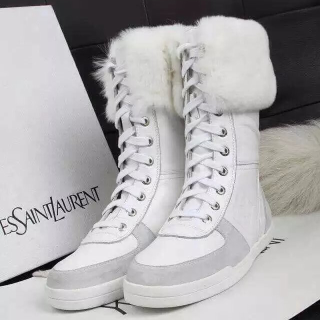 2015 chanel New Arrivals Rabbit fur boots