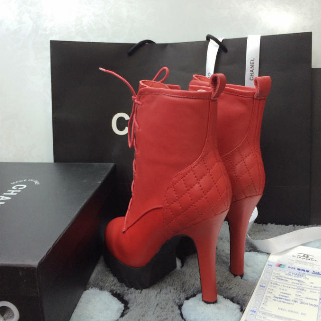 2015 chanel New Arrivals Stretch Boots