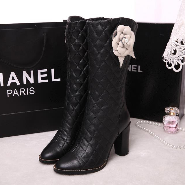 2015 chanel New Arrivals with camellia Boots