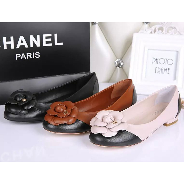 2015 chanel classic flats shoes