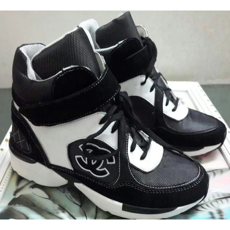 2015 chanel new spring high-top sneakers shoes