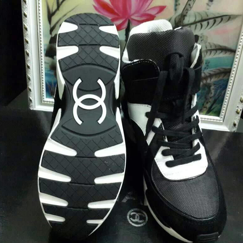 2015 chanel new spring high-top sneakers shoes